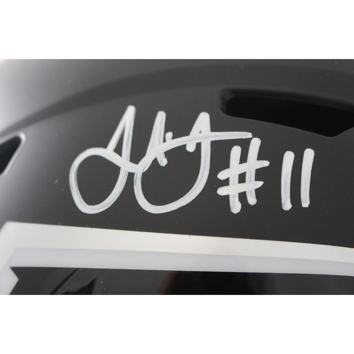 Julio Jones Autographed Atlanta Falcons F/S Helmet Beckett Witness 56459