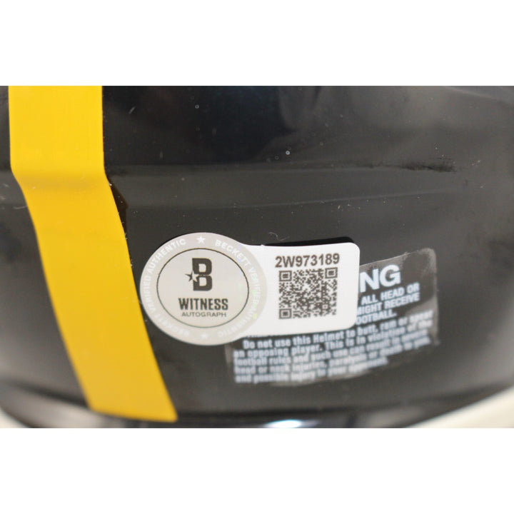 Kordell Stewart Autographed Pittsburgh Steelers Mini Helmet Beckett WIT 50797