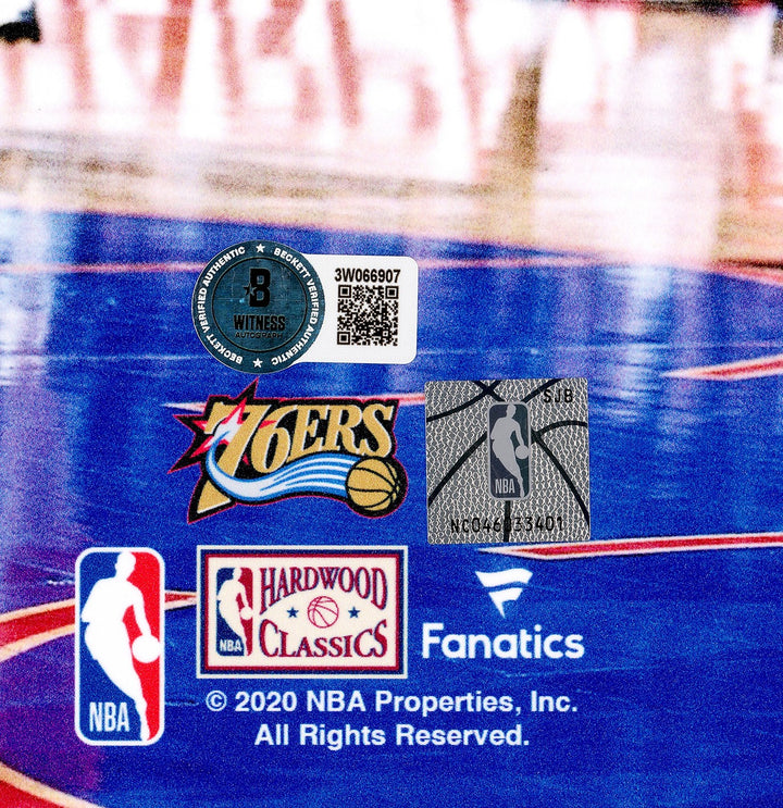 Allen Iverson Signed 16x20 Photo Philadelphia 76ers Beckett Wit