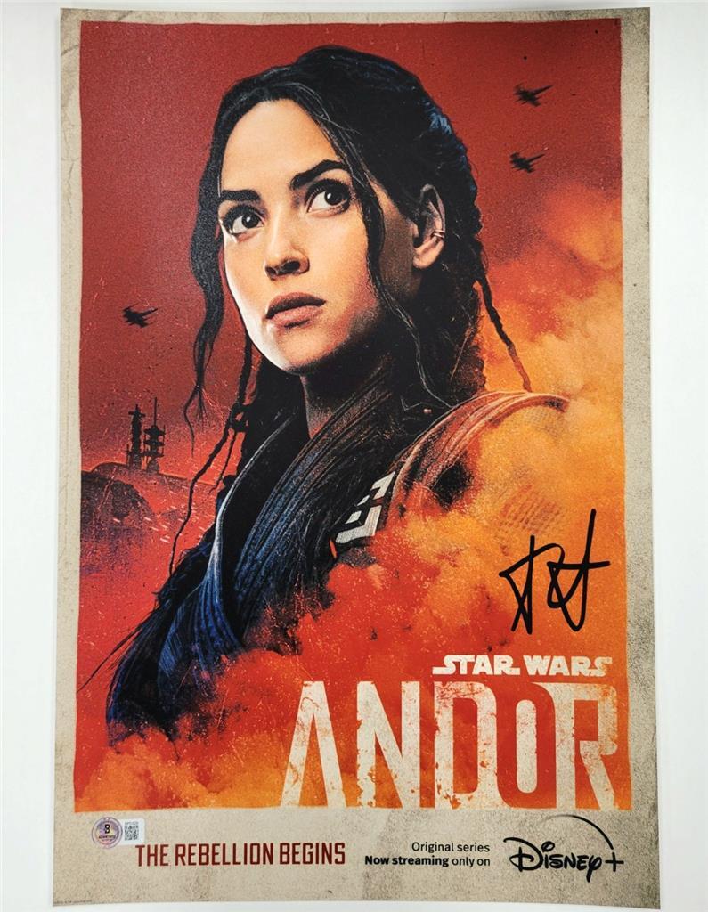 Adria Arjona signed Star Wars Andor 12x18 photo Bix autograph (G)~ Beckett BAS