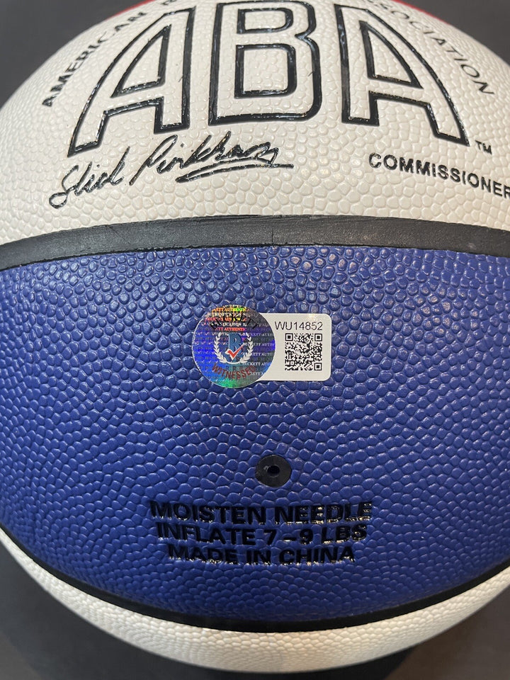 Julius Dr J Erving Nets signed ABA Official basketball autograph BAS Coa Hof