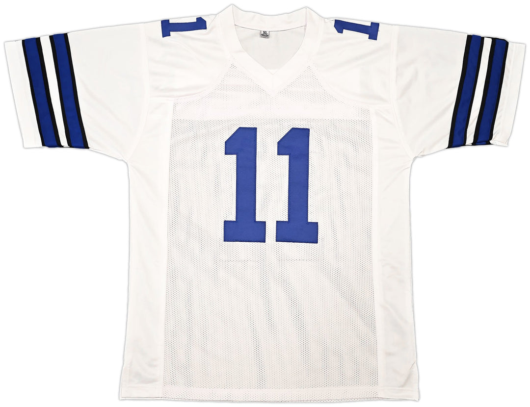 Dallas Cowboys Danny White Signed White Jersey "SB XII Champs" Beckett Witness