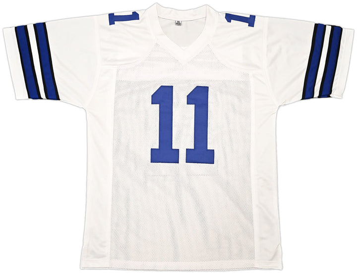 Dallas Cowboys Danny White Signed White Jersey "SB XII Champs" Beckett Witness