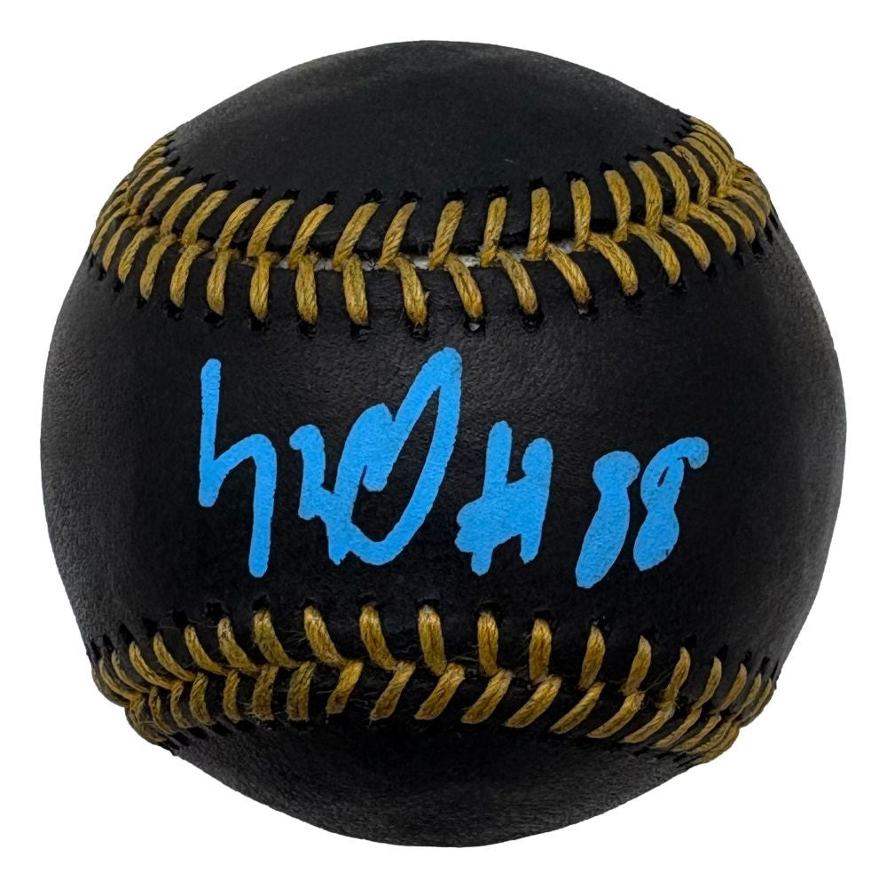 Luis Robert New York Mets Signed Official MLB Black Leather Baseball BAS