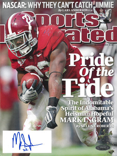 Mark Ingram signed Alabama Sports Illustrated Full Magazine 11-30-09- Tri-Star