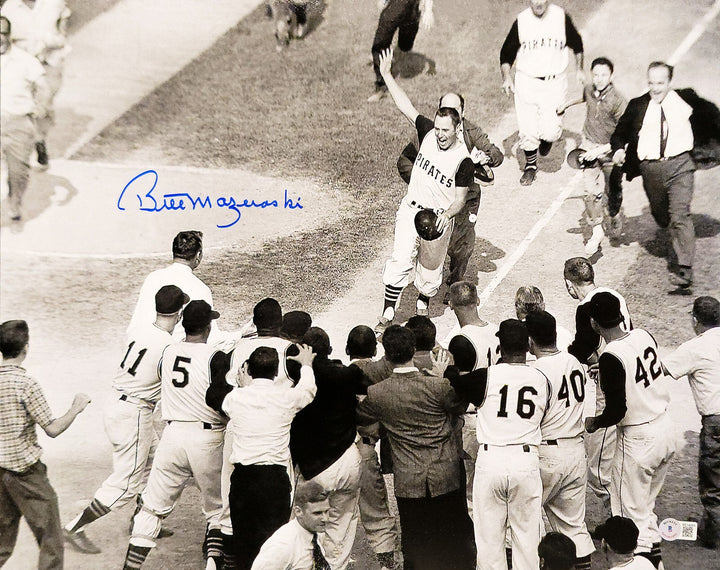 Bill Mazeroski Signed 16x20 Photo Pirates 1960 Game 7 Walk Off Home Run Beckett