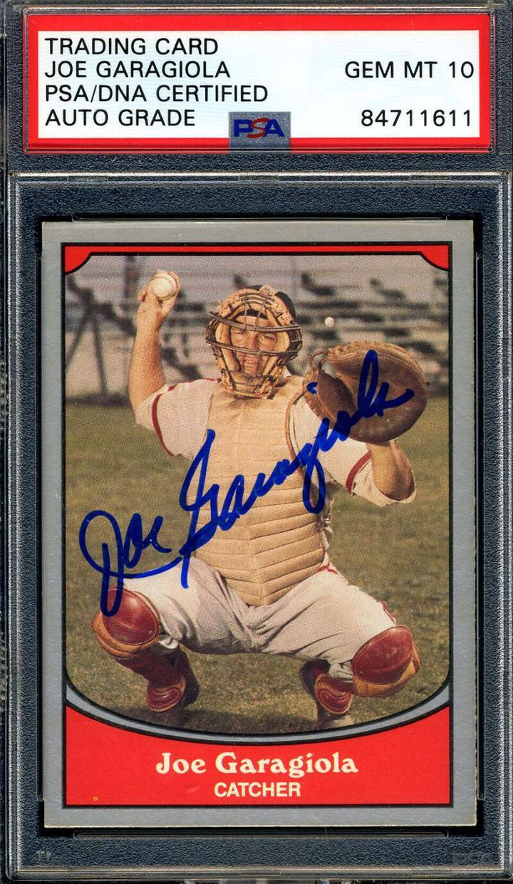 Joe Garagiola PSA DNA Gem Mint 10 Signed 1990 Pacific Legends Autograph