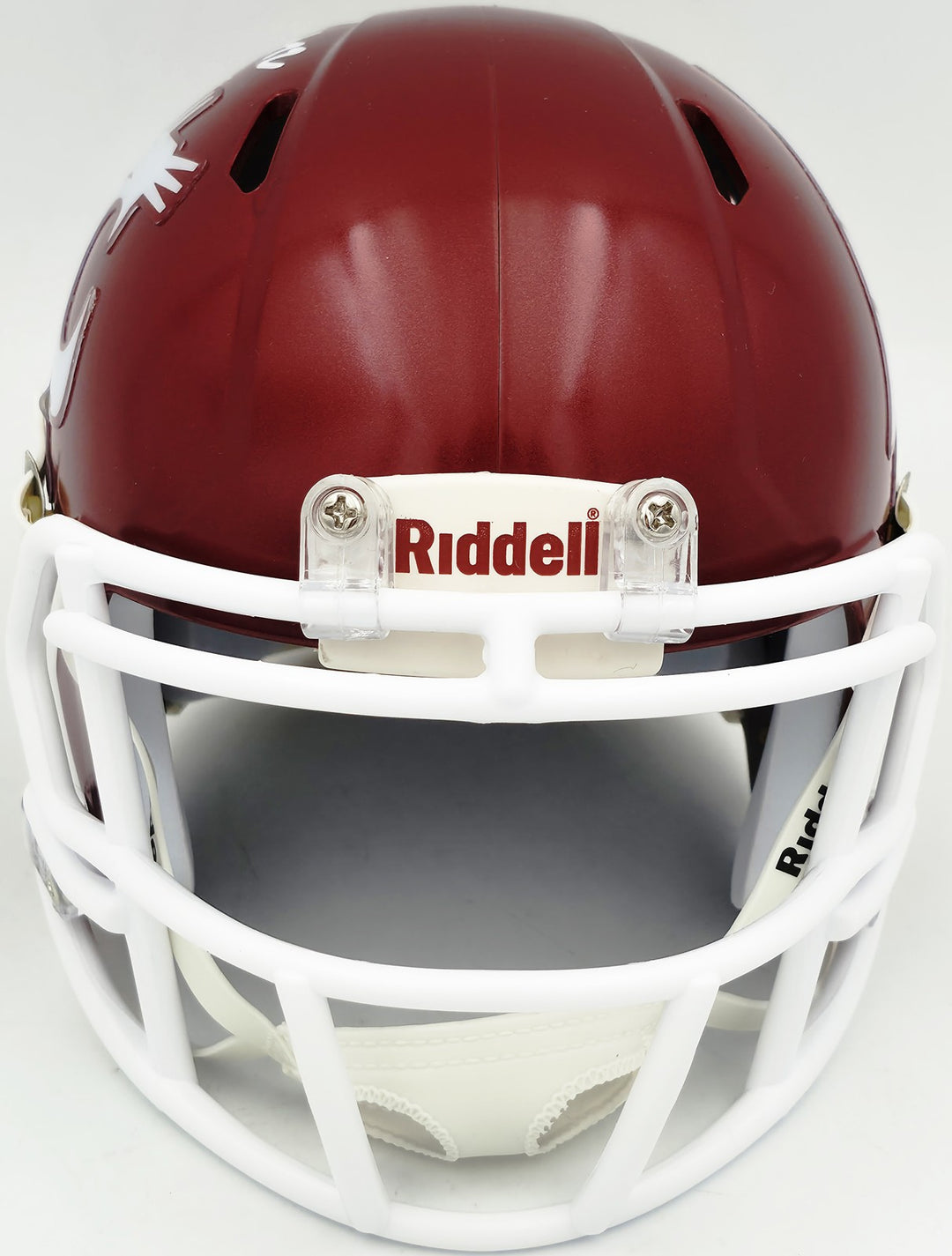 Abraham Abe Lucas Signed Washington State Cougars Crimson Speed Mini Helmet MCS