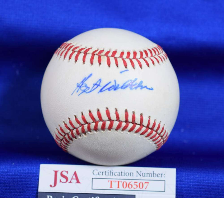 Hoyt Wilhelm JSA Coa Autograph National League ONL Signed BasebaLL