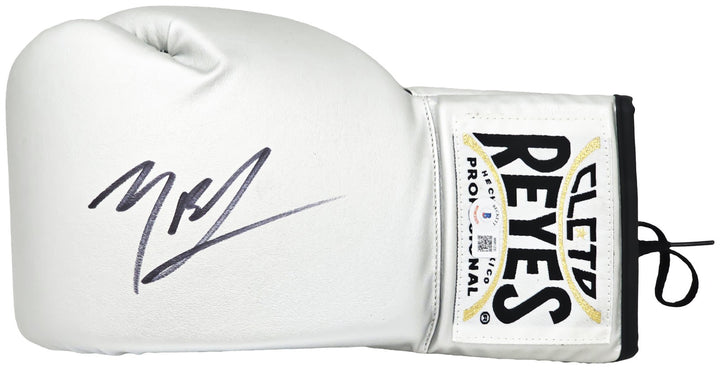 Michael B. Jordan Signed Silver Reyes Boxing Glove Left Handed LH Beckett Wit
