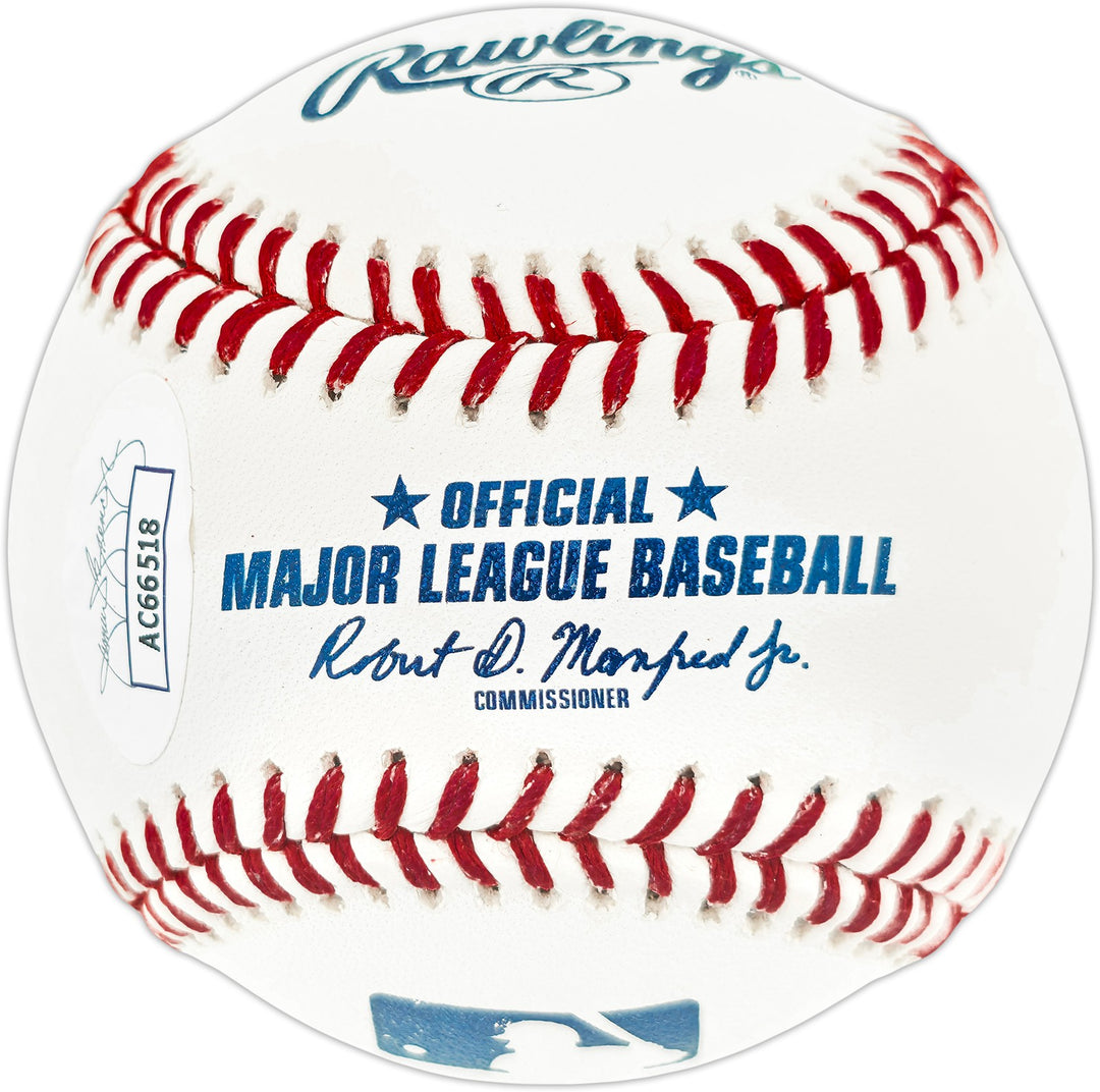 Jim Thome Signed Official MLB Baseball Cleveland Indians "HOF 18" JSA