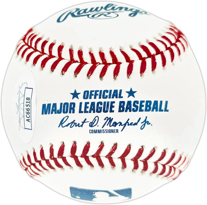 Jim Thome Signed Official MLB Baseball Cleveland Indians "HOF 18" JSA