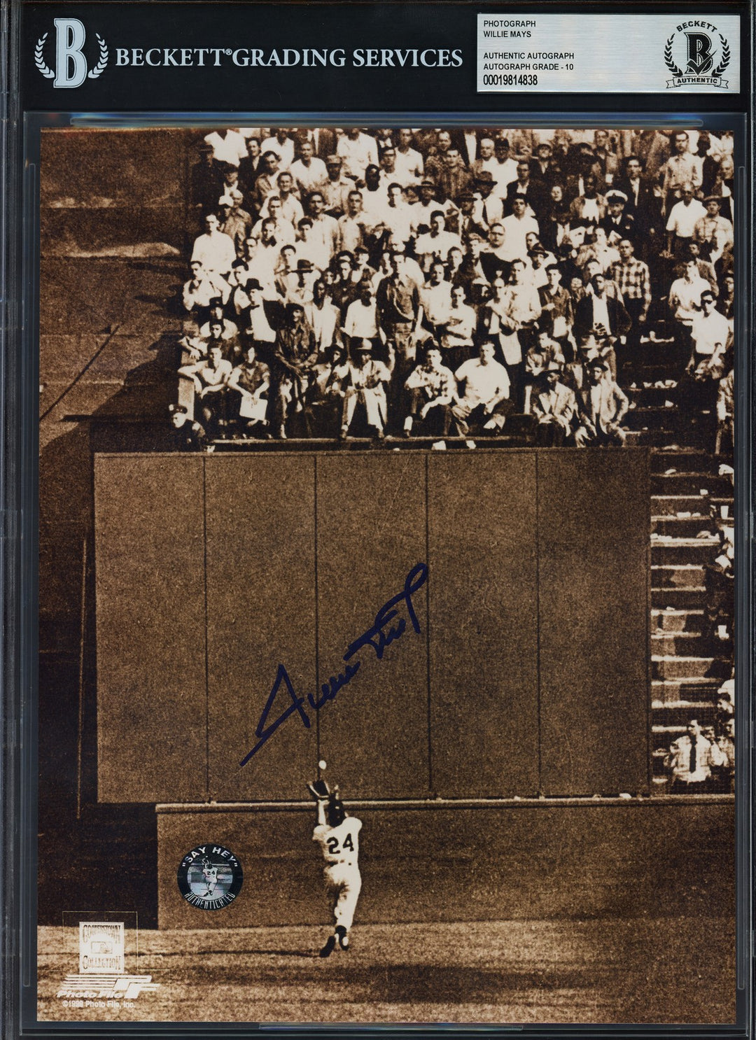 Willie Mays Signed 8x10 Photo Giants Sig GM 10 Beckett #19814838