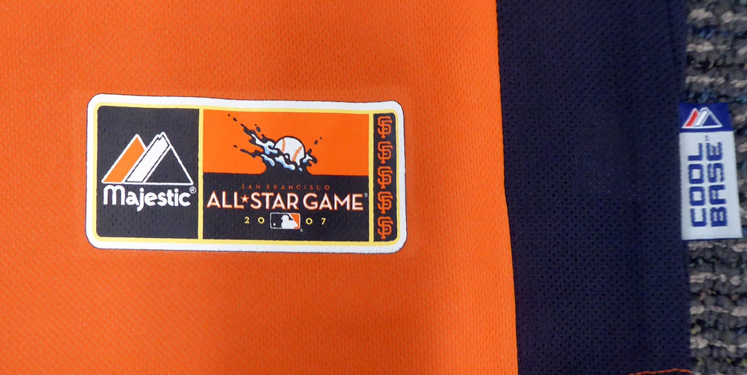 Mariners Ichiro Suzuki Auto Orange 2007 All Star Majestic CoolBase Jersey MVP XL