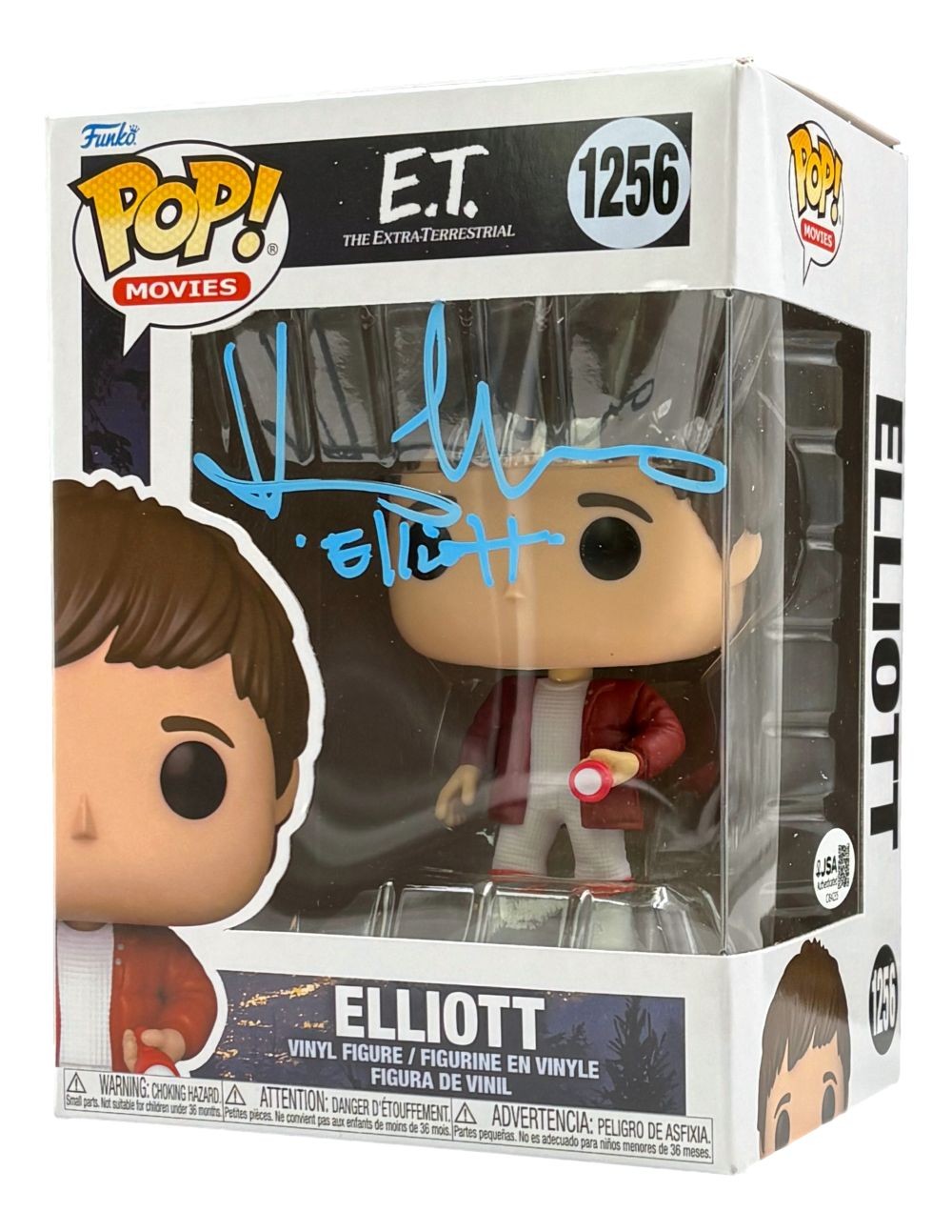 Henry Thomas Signed ET Funko Pop #1256 JSA
