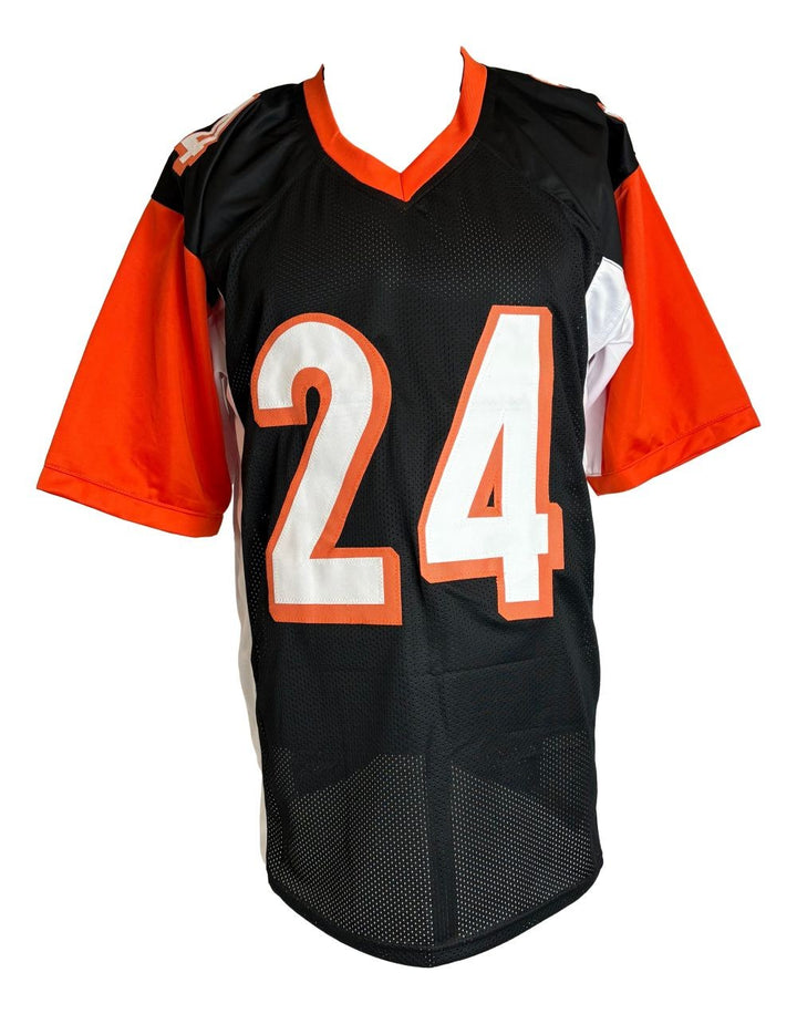 Deltha O'Neal Cincinnati Signed Black Football Jersey Tristar