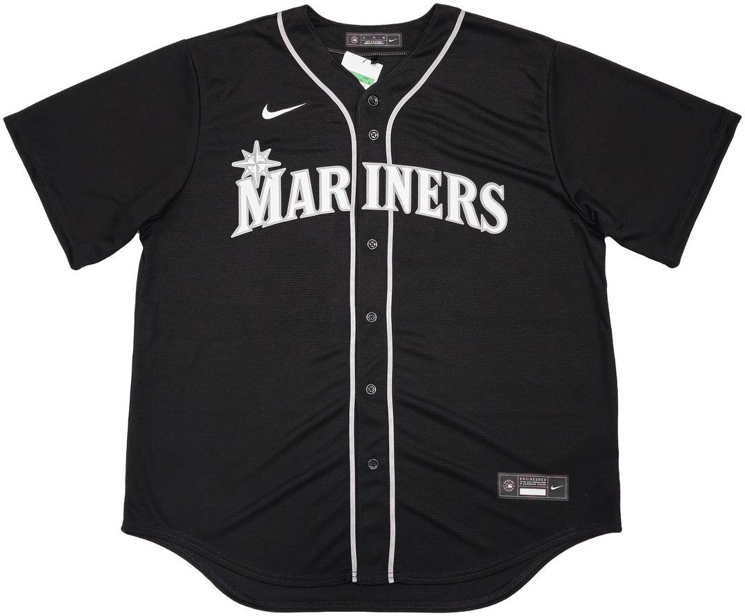 Seattle Mariners Ken Griffey Jr. Signed Black Nike Jersey Size XL Beckett Wit