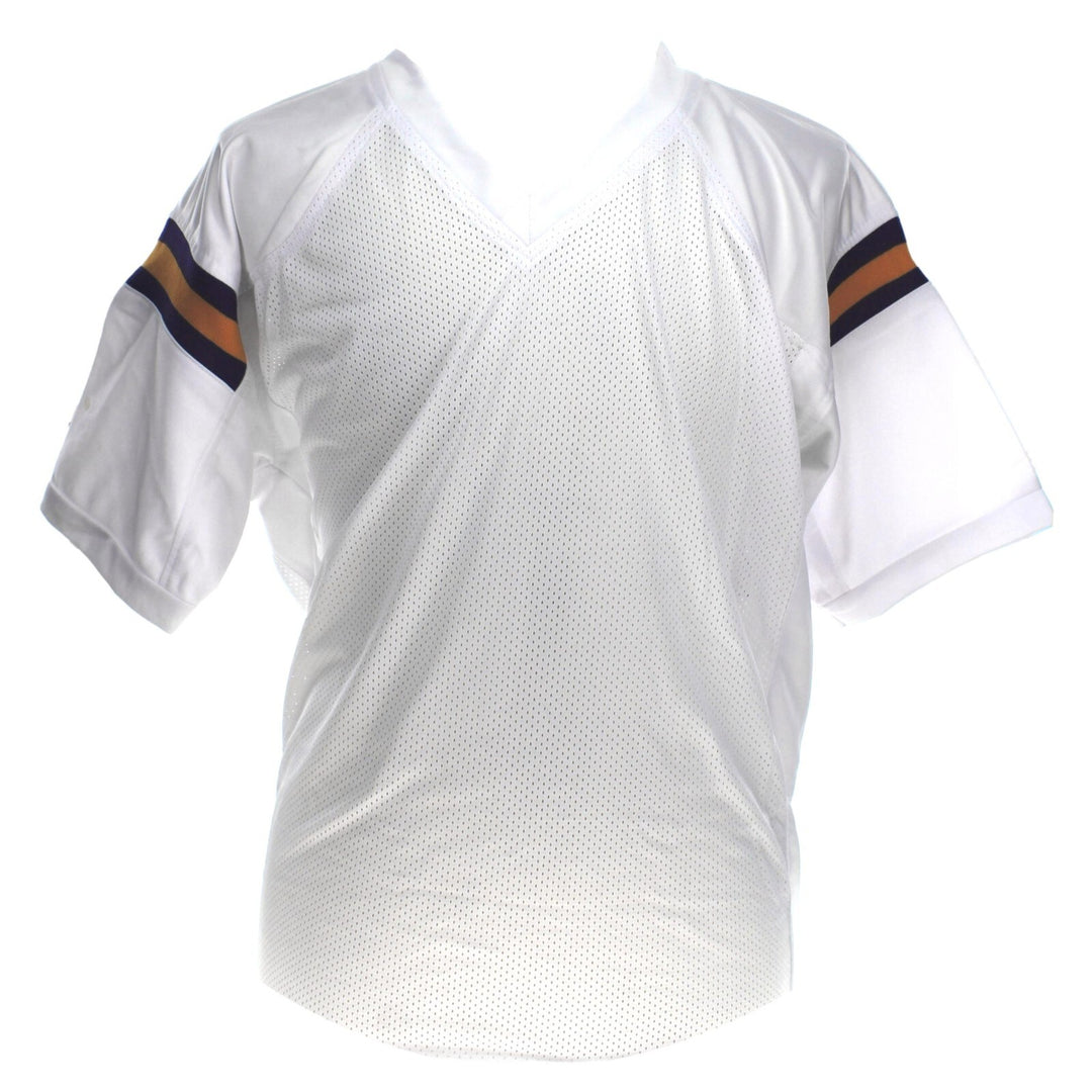 Purple People Eaters Autographed Minnesota Vikings White Jersey BAS COA Signed