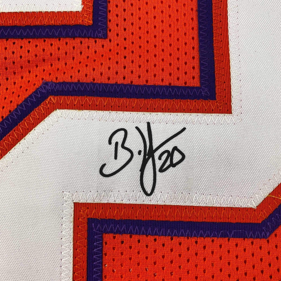 Facsimile Autographed Brian Dawkins Clemson Orange Reprint Jersey Size Men's XL