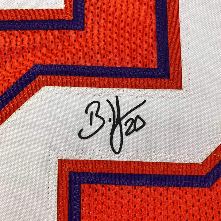 Facsimile Autographed Brian Dawkins Clemson Orange Reprint Jersey Size Men's XL