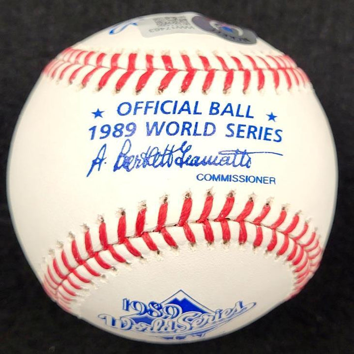 Jose Canseco signed 1989 World Series Baseball autograph ~ BAS Beckett Witness
