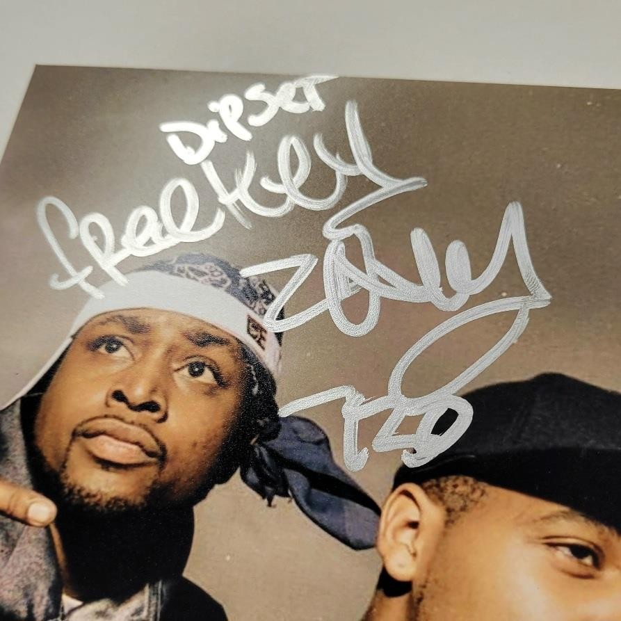 Diplomats signed 11x14 photo Cam'Ron Dipset Capo Zekey autograph Beckett BAS