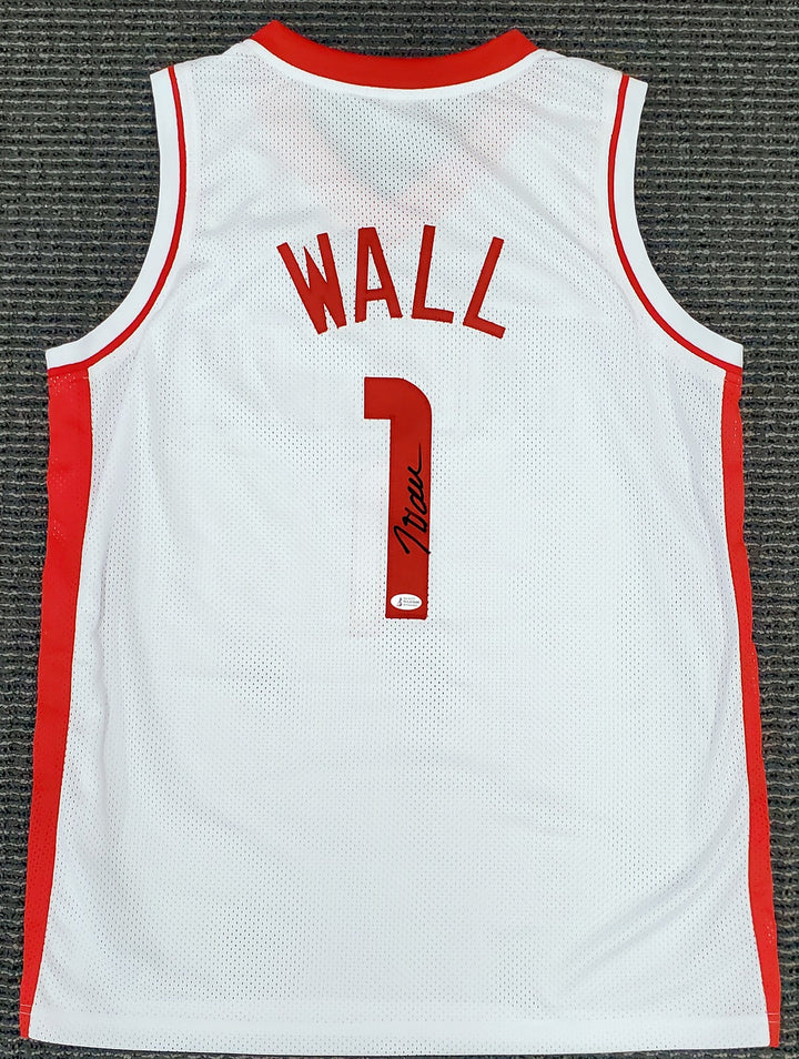 Houston Rockets John Wall Autographed Signed White Jersey Beckett BAS