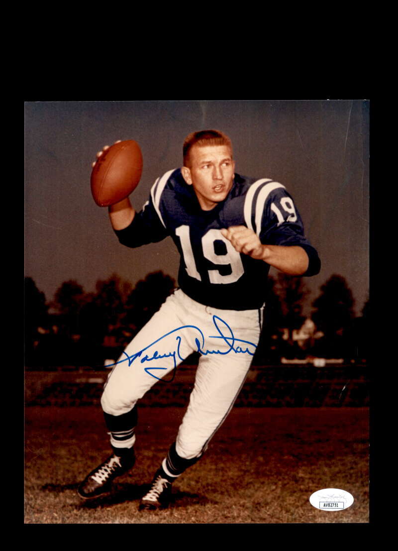 Johnny Unitas JSA Cert Signed 8x10 Photo Autograph