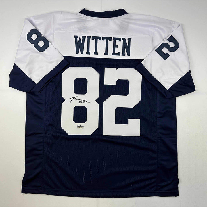 Facsimile Autographed Jason Witten Dallas Thanksgiving Reprint Jersey Men's XL