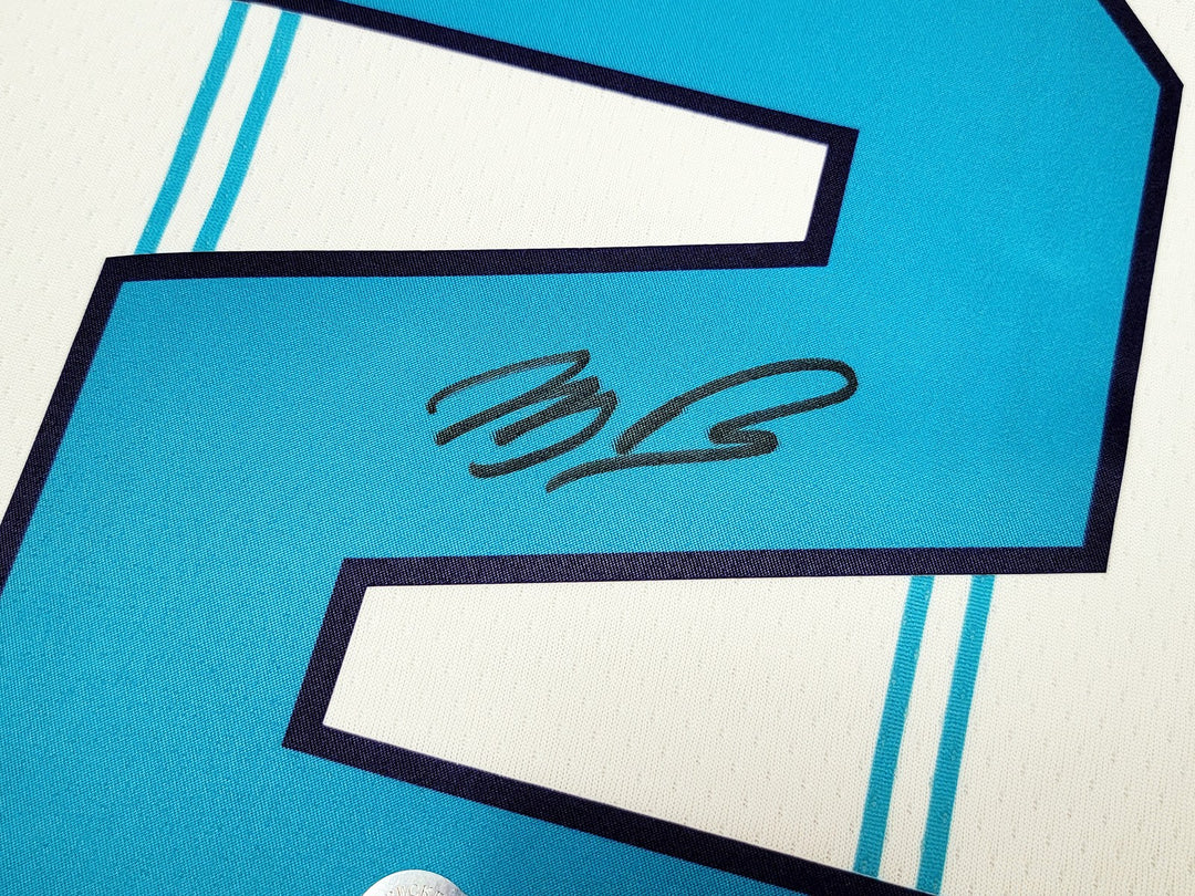 Charlotte Hornets LaMelo Ball Signed White Nike Swingman Jersey Size XXL Beckett