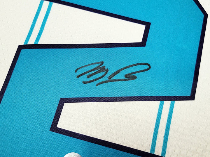 Charlotte Hornets LaMelo Ball Signed White Nike Swingman Jersey Size XXL Beckett