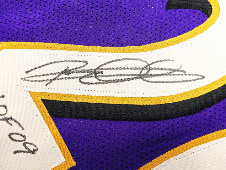 Baltimore Ravens Rod Woodson Signed Purple Jersey "HOF 09" Beckett Witness