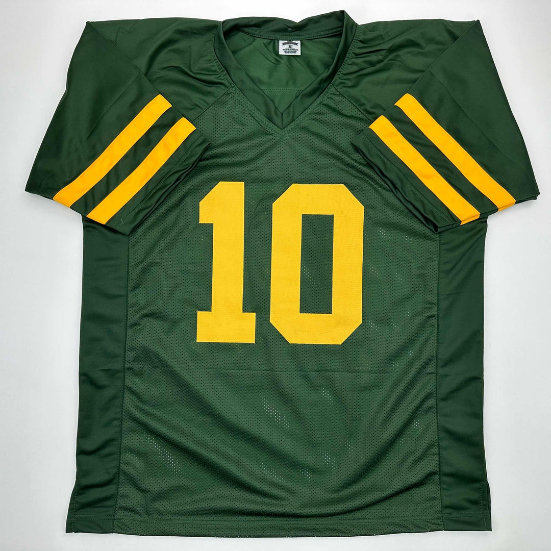 Autographed/Signed Jordan Love Green Bay Color Rush Jersey Beckett BAS COA