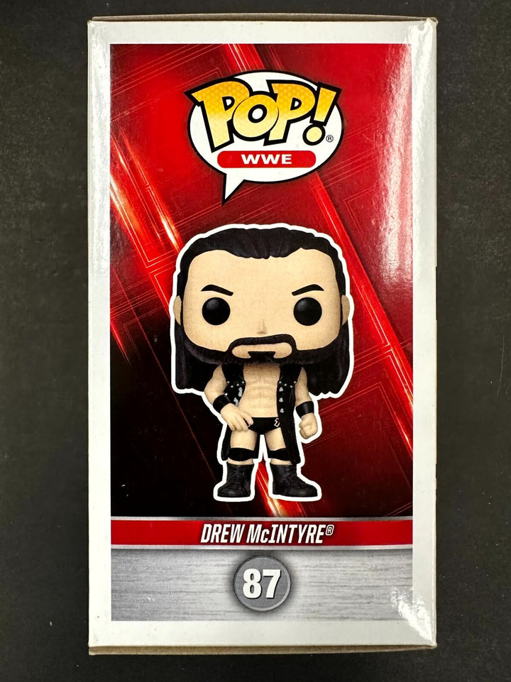 Drew McIntyre signed WWE Wrestling Funko Pop! 87 autograph ~ Beckett BAS