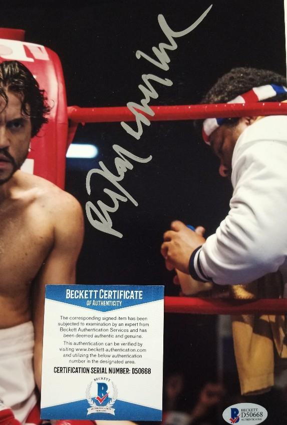 EDGAR RAMIREZ Signed 11x14 Photo Hands of Stone ~ Beckett BAS COA