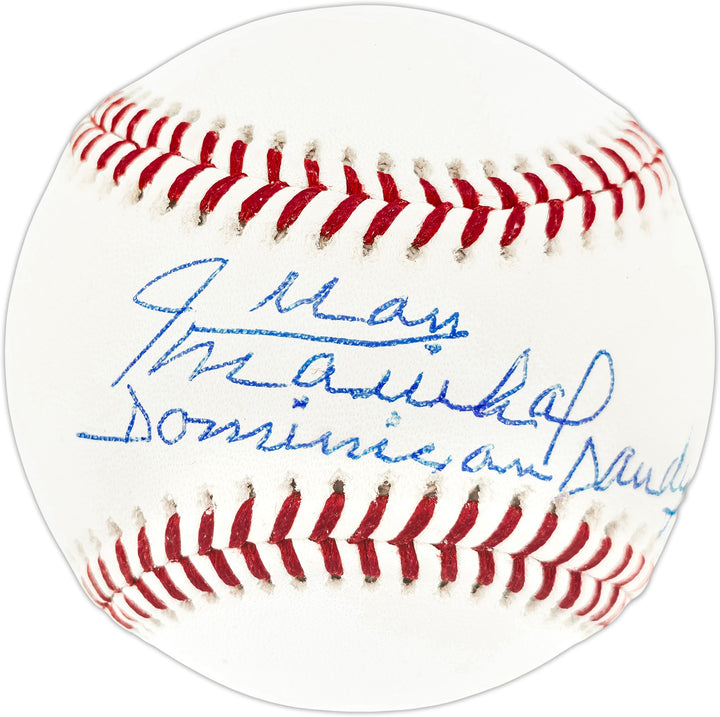 Juan Marichal Signed Official MLB Baseball Giants "Dominican Dandy" JSA