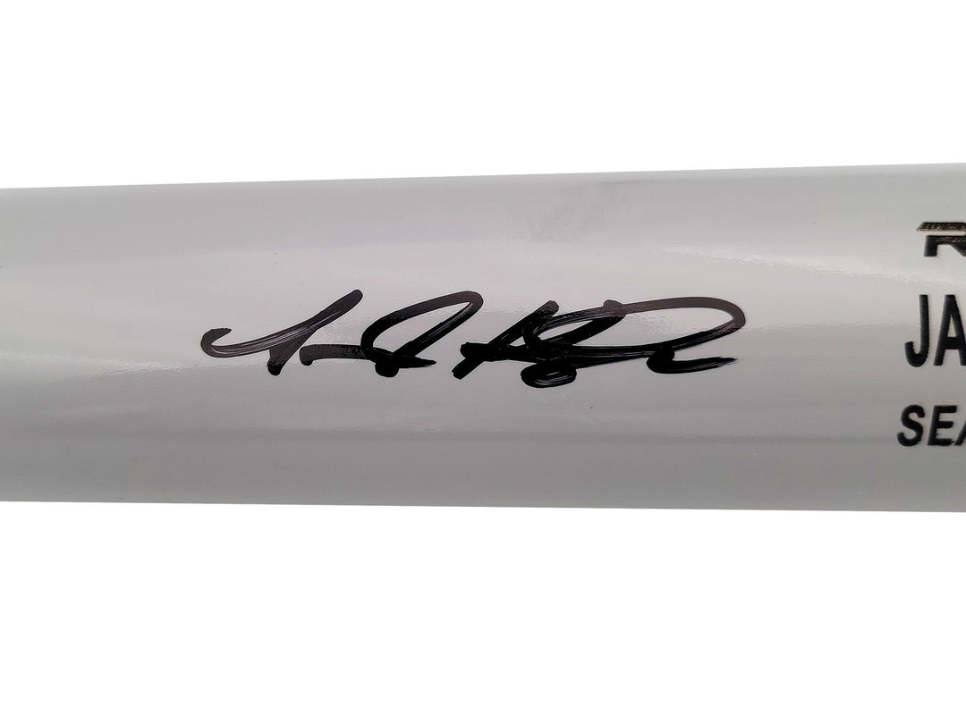 Jarred Kelenic Signed Gray Rawlings Game Model Bat Seattle Mariners Beckett