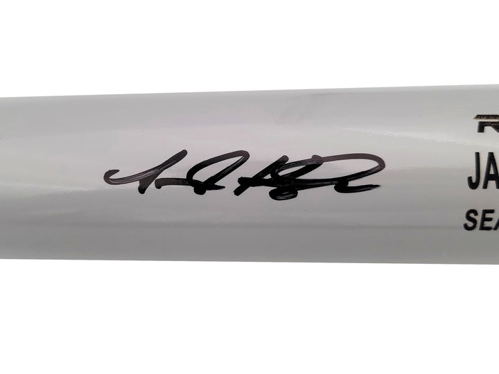 Jarred Kelenic Signed Gray Rawlings Game Model Bat Seattle Mariners Beckett