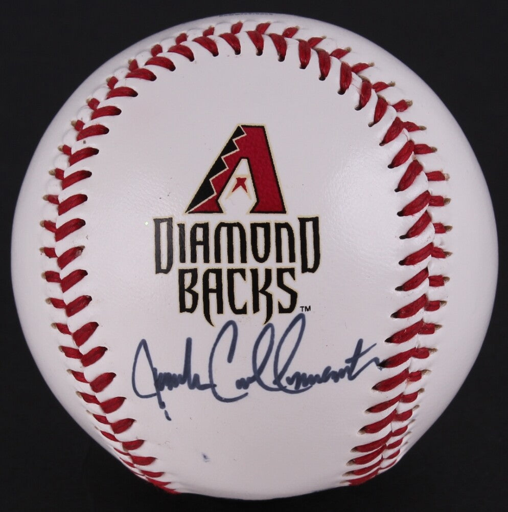 JOSH COLLMENTER SIGNED ARIZONA DIAMONDBACKS LOGO RAWLINGS BASEBALL JSA AUTO COA