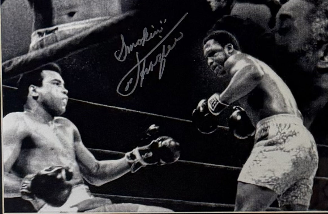 Joe Frazier Signed 20x30 Photo Smokin Auto LE /100 PSA COA HOF Vs Muhammad Ali
