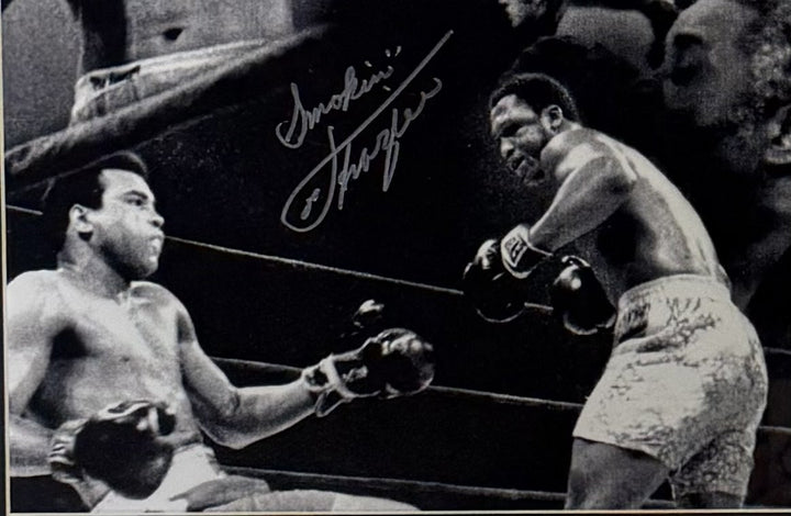Joe Frazier Signed 20x30 Photo Smokin Auto LE /100 PSA COA HOF Vs Muhammad Ali