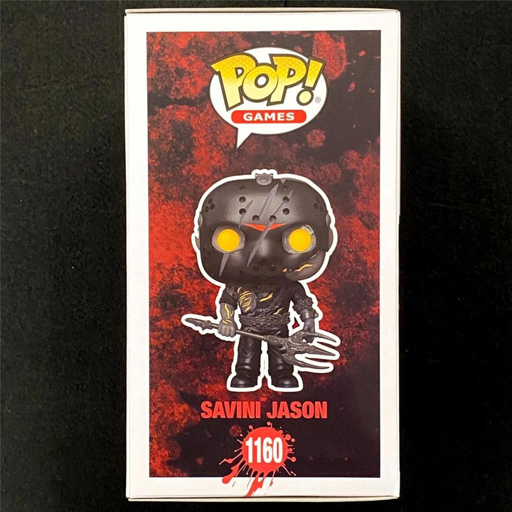 Kane Hodder & Tom Savini signed Jason Friday 13th Funko Pop! #1160 autograph JSA