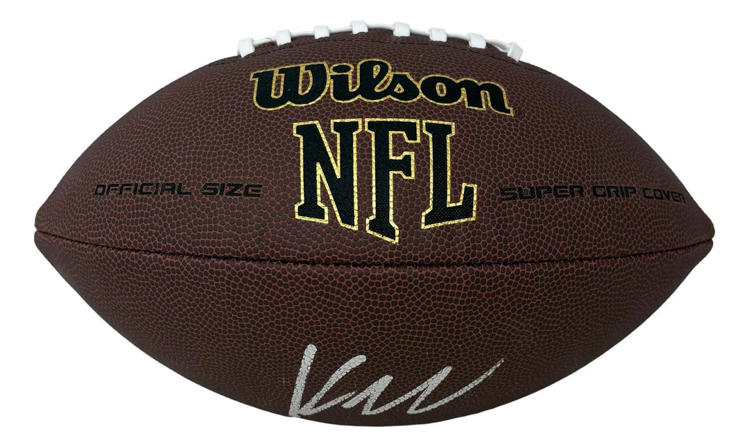 Kyren Williams Los Angeles Rams Signed Wilson Super Grip Football BAS