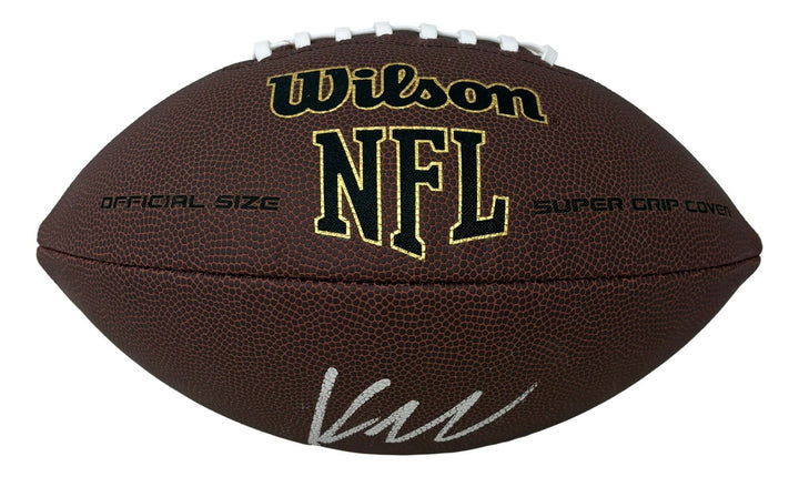 Kyren Williams Los Angeles Rams Signed Wilson Super Grip Football BAS