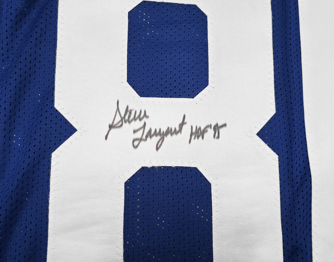 Seattle Seahawks Steve Largent Signed Blue Jersey "HOF 95" PSA/DNA ITP