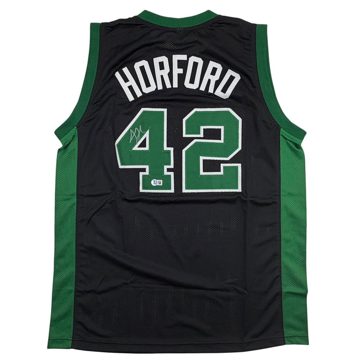 Autographed/Signed Al Horford Boston Black Basketball Jersey Beckett BAS COA