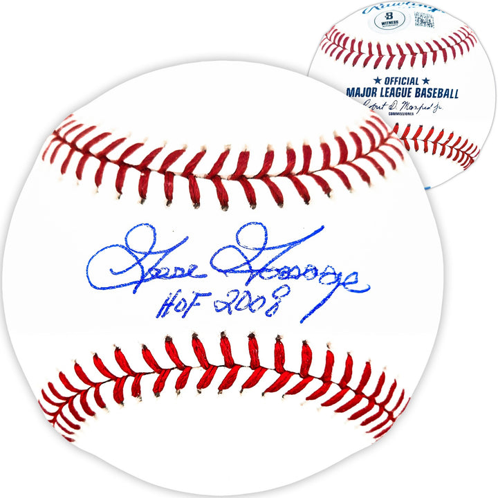 Rich "Goose" Gossage Signed Official MLB Baseball Yankees "HOF 2008" Beckett Wit