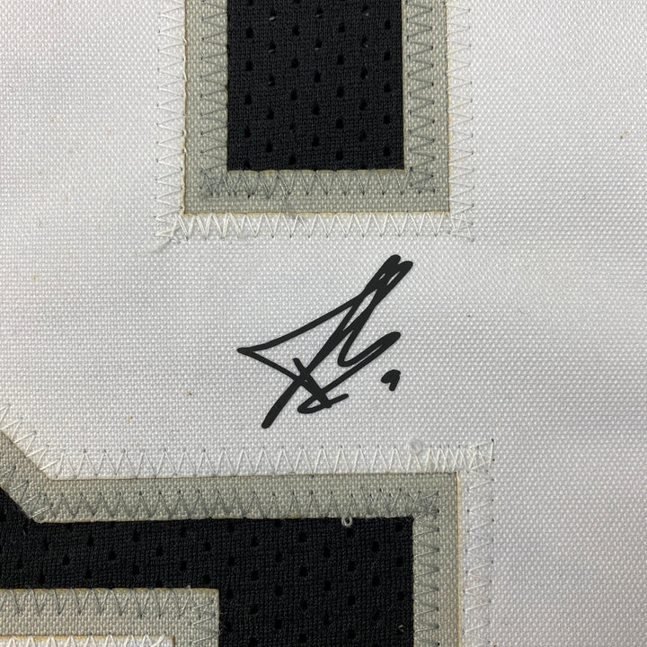 Facsimile Autographed Tony Parker San Antonio Black Laser Jersey Size Men's XL