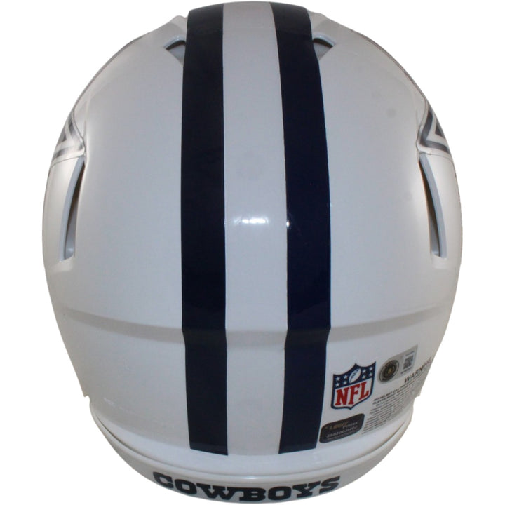 Emmitt Smith Signed Dallas Cowboys Authentic 2022 ALT Helmet Beckett WIT 57520