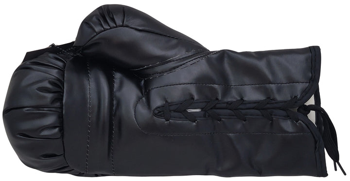 Floyd Mayweather Jr. Auto Black Everlast Glove Right Hand In Silver Beckett Wit